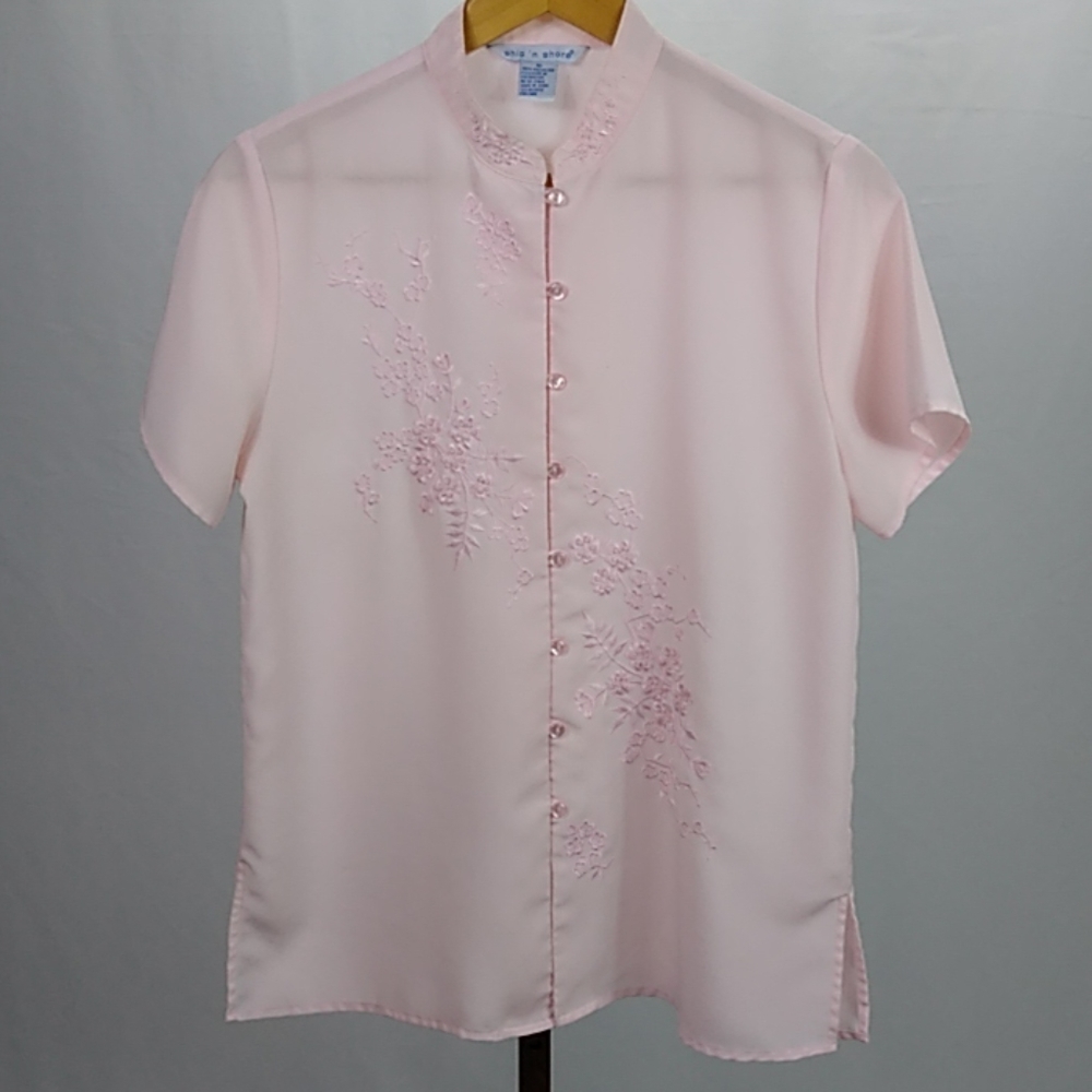 Ship 'n Shore embellished blouse